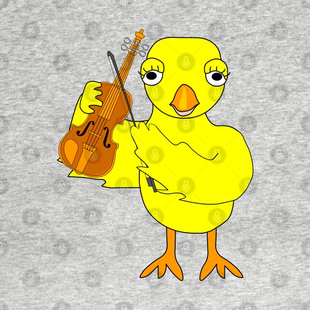 Violin Chick by Barthol Graphics